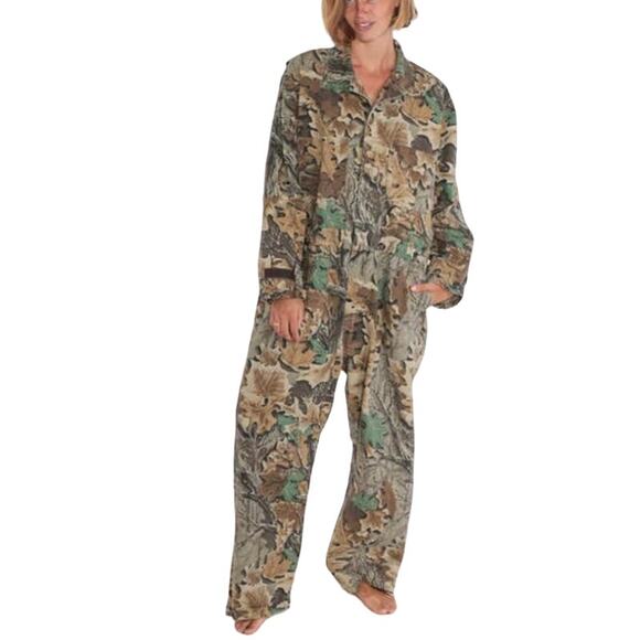 Walls Camo Coveralls Boilersuit M USA Hunting Outdoor Sport Utility Unisex Earth - Picture 1 of 16